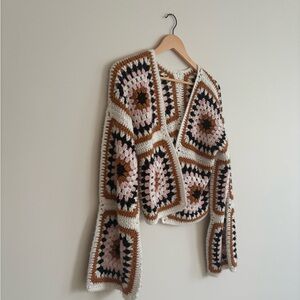 Crochet Patchwork Sweater